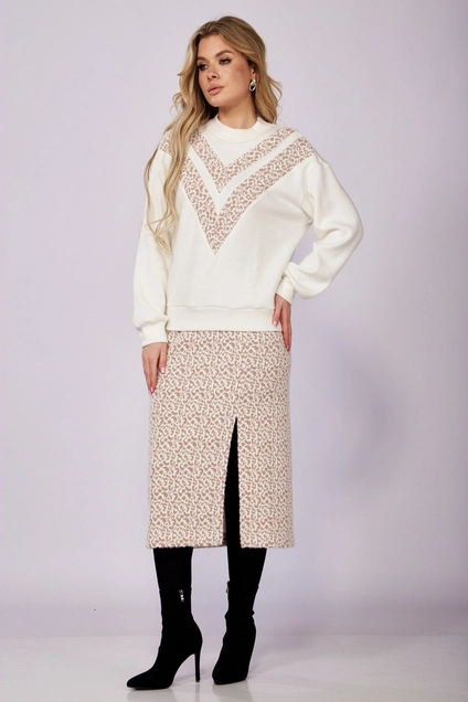 Костюм с юбкой 328б LAIKONY