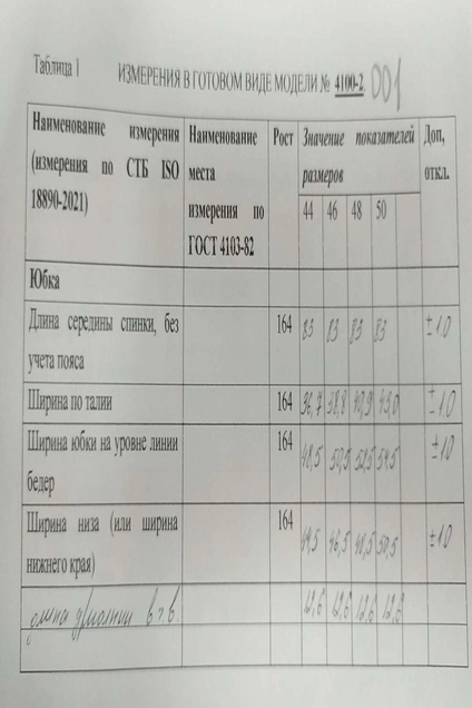 Юбка 001-2ч LAIKONY