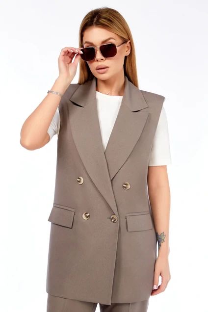 Костюм брючный 9024 какао LEANNA-STYLE