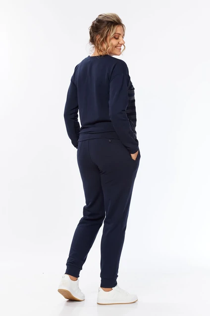 Костюм брючный 1421 синий Lady Style Classic