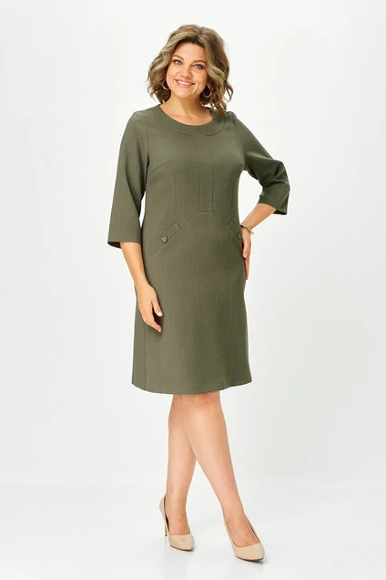 Платье 1433 зеленый Lady Style Classic