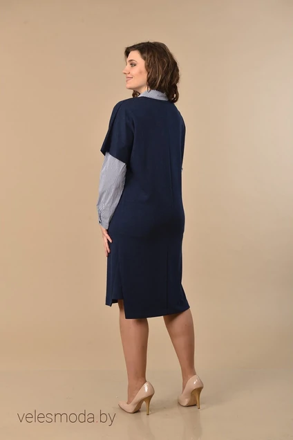 Комплект с платьем 1531 синие тона Lady Style Classic