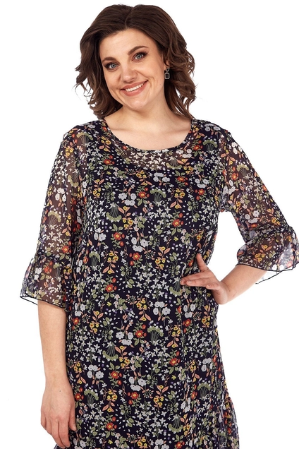 Костюм с платьем 1566-21 Lady Style Classic