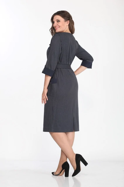 Платье 1675 синий Lady Style Classic
