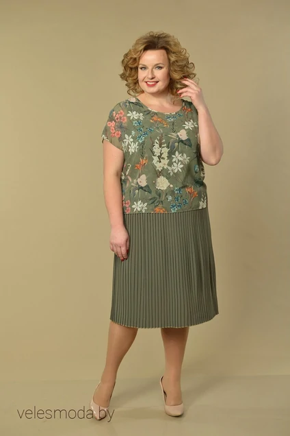 Комплект с патьем 1840 оливковый Lady Style Classic