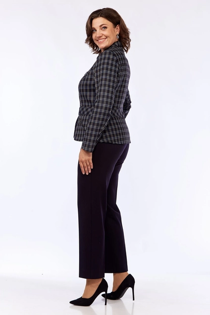 Костюм брючный 564 темно-синий Lady Style Classic