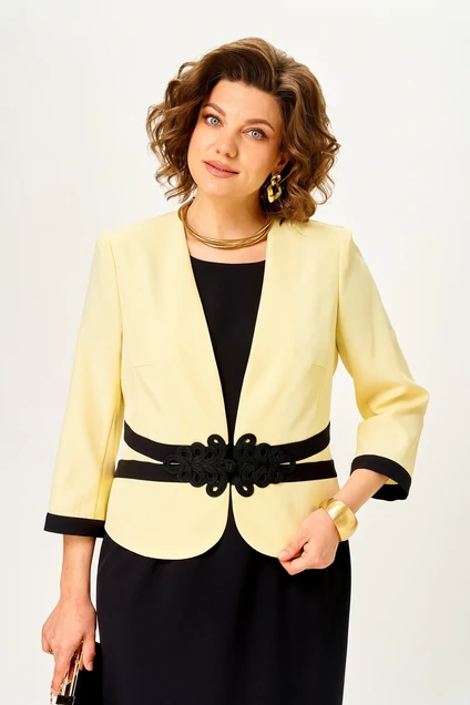 Костюм с платьем 26322 желтый + черный Ladysecret