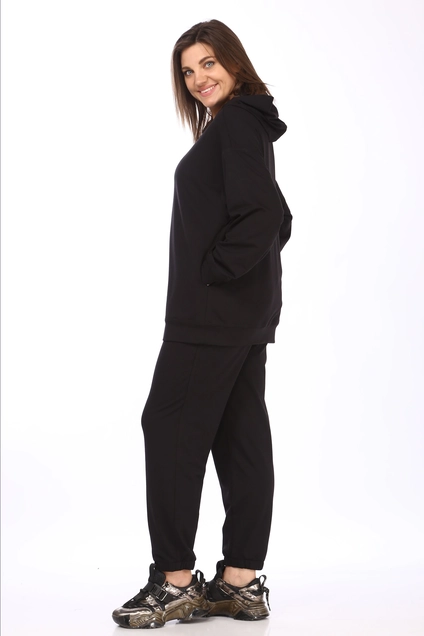 Спортивный костюм 2860 белый + черный Ladysecret