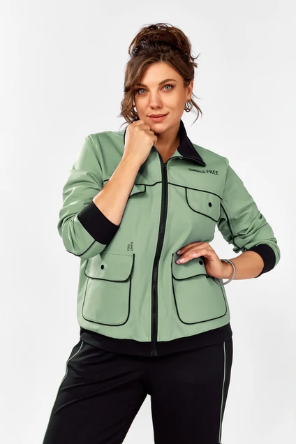 Костюм брючный 2981-1 фисташковый Ladysecret фото 3