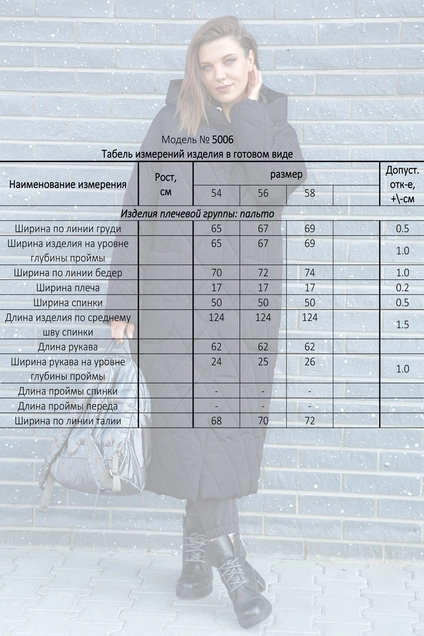 Пальто 5006 синий Ladysecret
