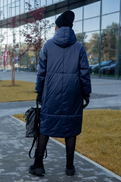 Пальто 5018-1 синий Ladysecret