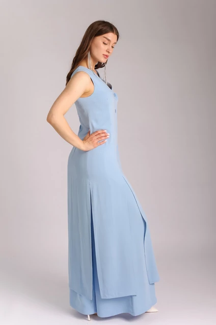 Платье D-030 голубой LegendStyle фото 4
