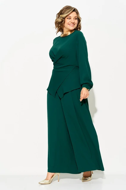 Костюм брючный 1585 изумруд Liliana-style