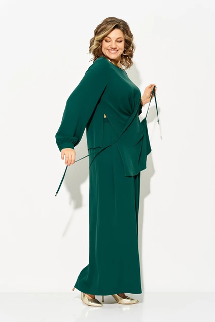 Костюм брючный 1585 изумруд Liliana-style