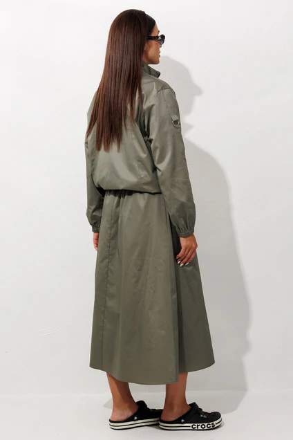 Костюм с юбкой 972 хаки Liona