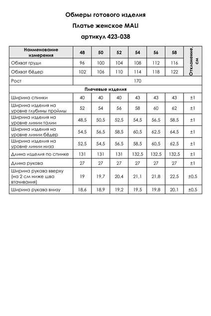 Платье 424-038 мох MALI