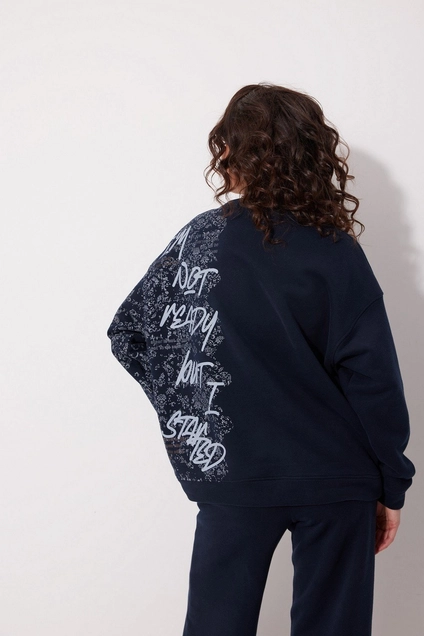 Джемпер 2242 синий MG Wear