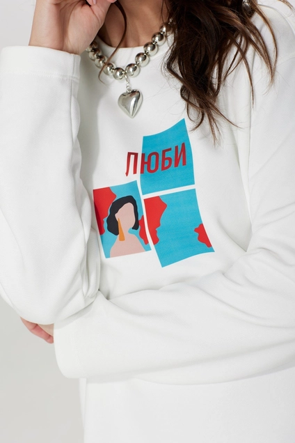 Джемпер 2141 молочный MG Wear