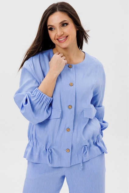 Костюм брючный 3125 голубой Ma cherie