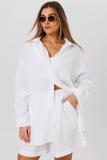 Костюм с шортами 3152 белый Ma cherie