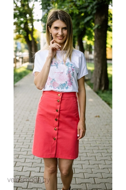 Юбка 432-2 коралл Marika