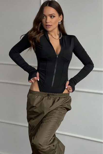 Боди 0910 черный Melisa
