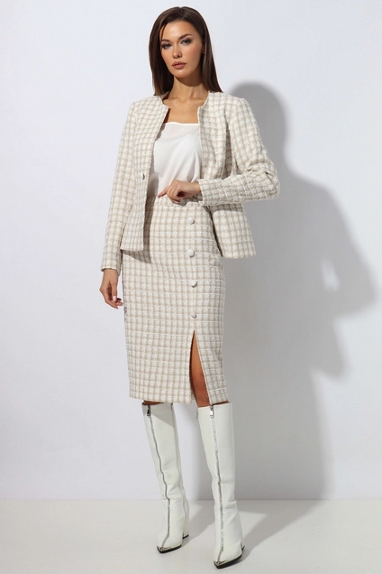 *Костюм с юбкой 1400 Mia-Moda