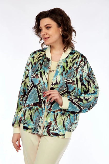 Костюм брючный 1329 рептилия Milora