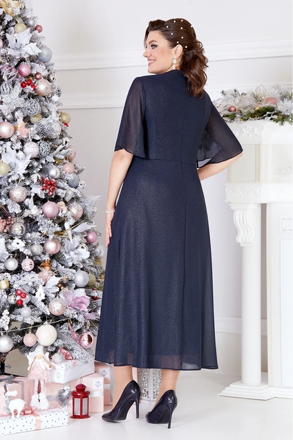 Платье 5178 темно-синий Mira Fashion