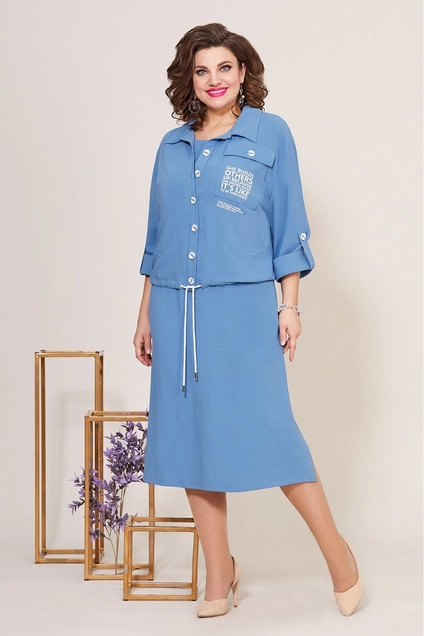 Костюм с платьем 5227 Mira Fashion