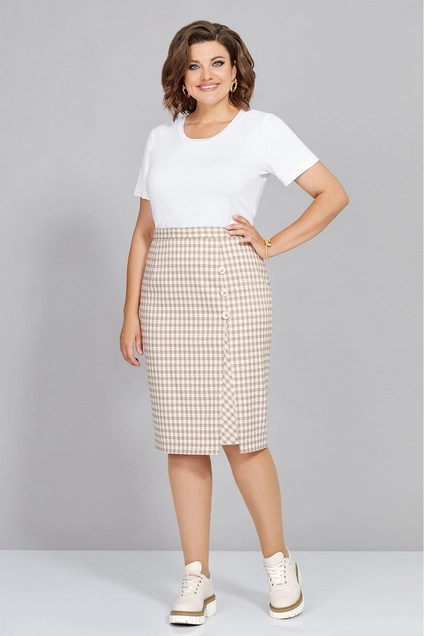 Костюм с юбкой 5325 Mira Fashion