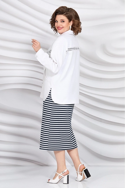 *Костюм с платьем 5418 Mira Fashion