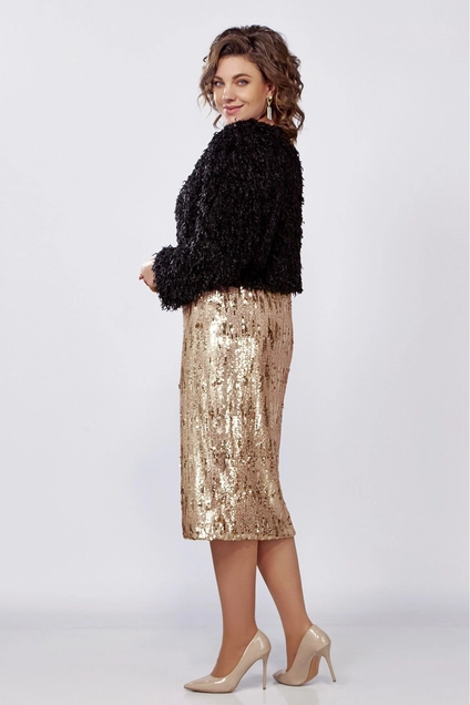 Костюм с платьем 5497-3 Mira Fashion
