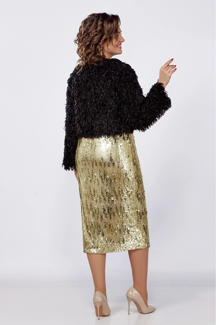 Костюм с платьем 5497-4 Mira Fashion