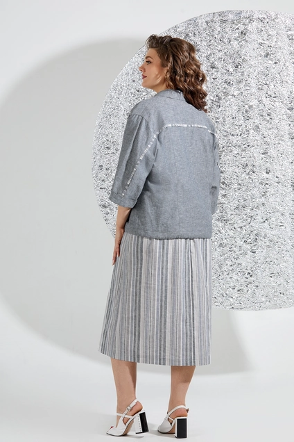 Костюм с платьем 5544 Mira Fashion