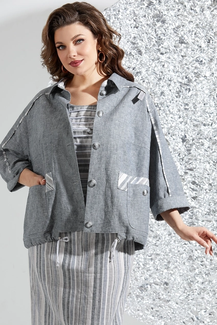 Костюм с платьем 5544 Mira Fashion
