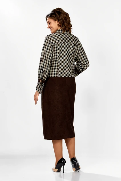 Костюм с юбкой 5618 Mira Fashion