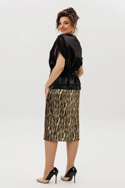 Костюм с платьем 5642 Mira Fashion