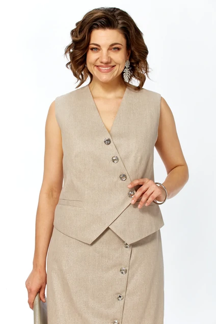*Костюм с юбкой 5664 Mira Fashion