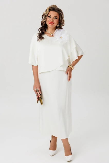 Костюм с платьем 5743-3 Mira Fashion