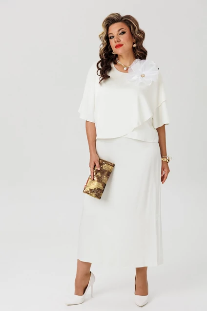 Костюм с платьем 5743-3 Mira Fashion