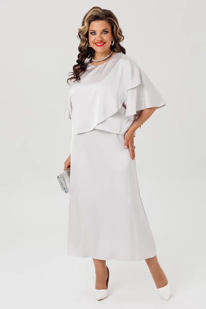 Костюм с платьем 5743-5 Mira Fashion