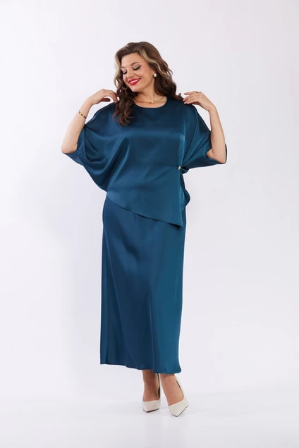 Костюм с платьем 5756 Mira Fashion