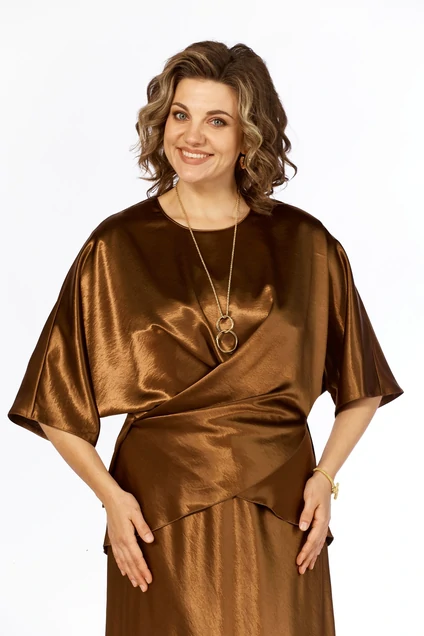Костюм с платьем 5765 Mira Fashion