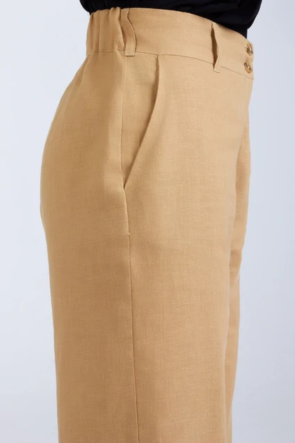 Костюм брючный 1291 + 1287 горчичный Mirolia