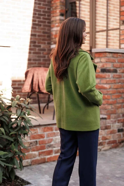 Полупальто 1033-1 оливка MisLana