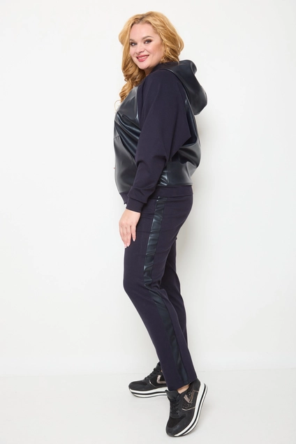 Спортивный костюм 1194 чернильный Michel Chic