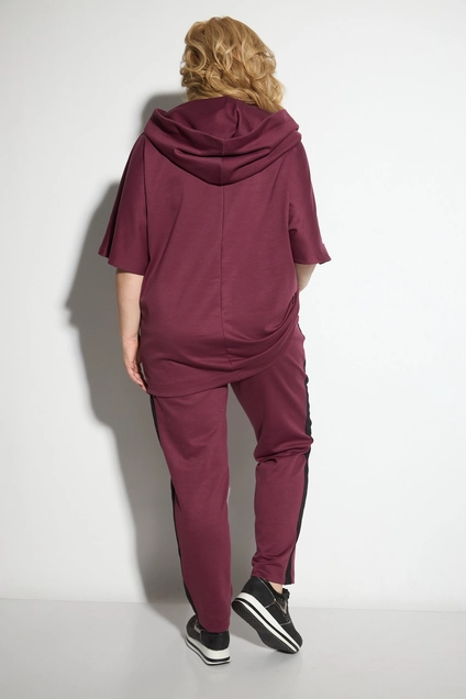 Спортивный костюм 1225 винный Michel Chic