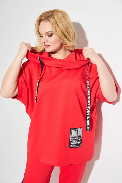 *Спортивный костюм 1225 красный Michel Chic