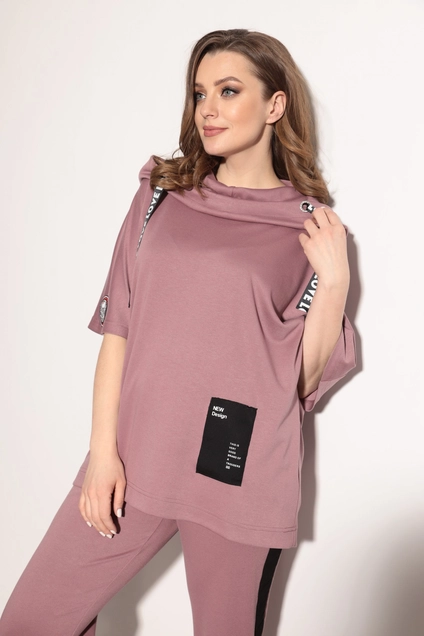 Спортивный костюм 1225 нежно-розовый Michel Chic